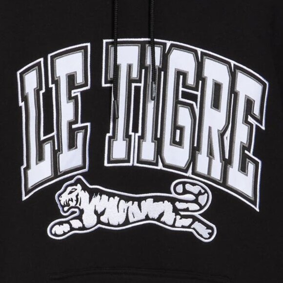New! Le Tigre Fleece Hoodie Sweatshirt Men's L - Picture 3 of 5